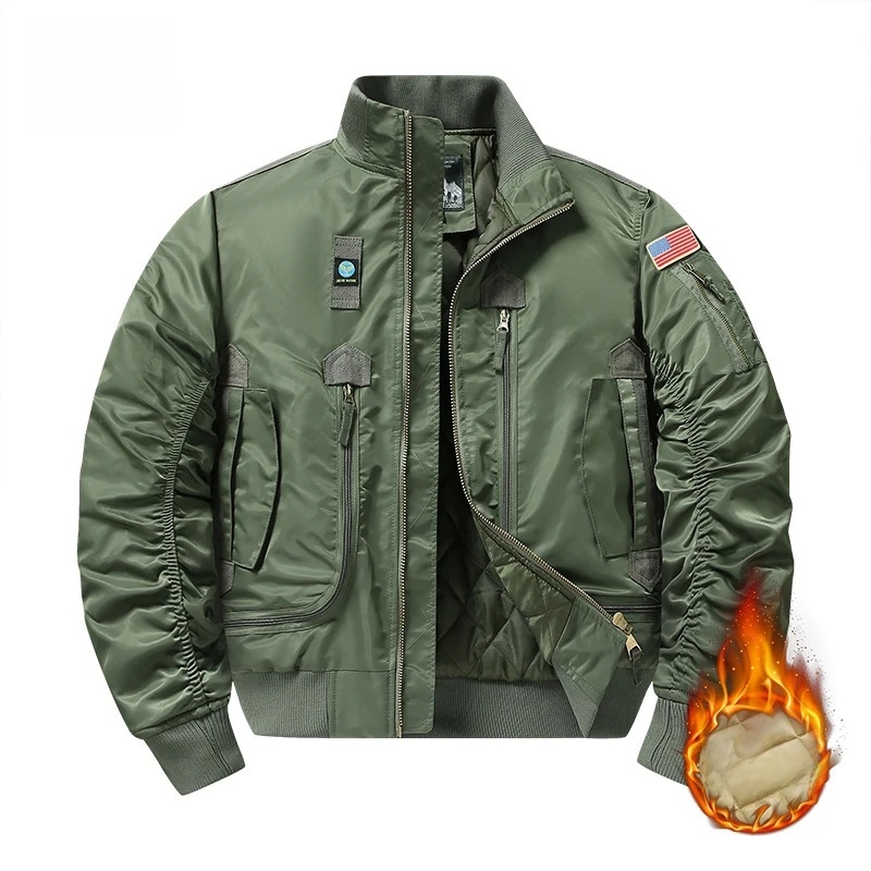 Winter Clothing Taiwan - Winter MA1 Heren Bomberjack Dikker Oversized