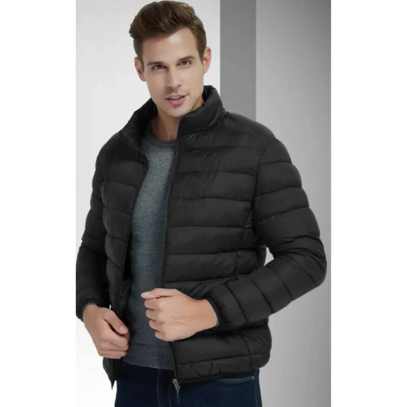 Winter Clothing Taiwan - Casual werkparka-jas met opstaande kraag, effen
