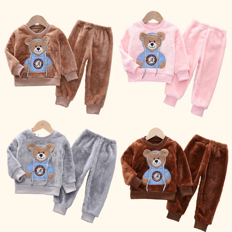 Winter Clothing For Toddlers - Herfst Winter Kinderkleding Baby Pyjama Set