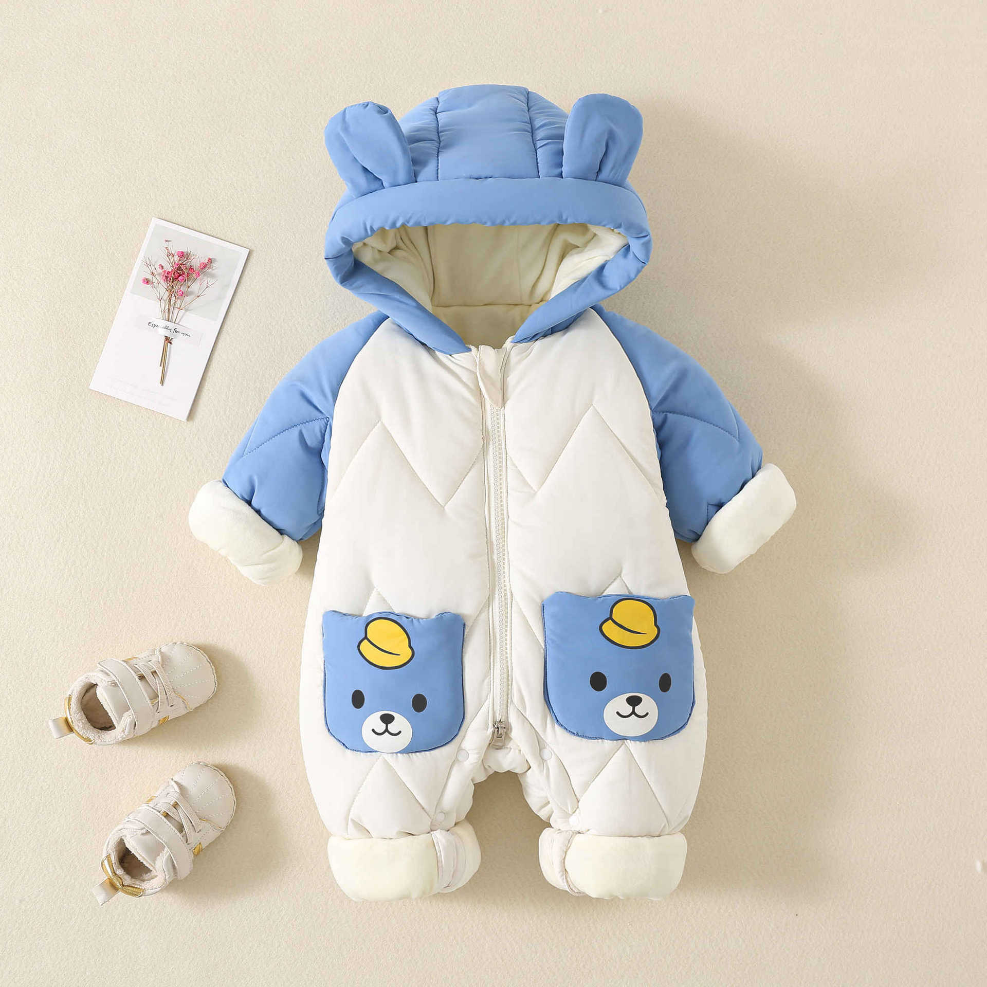 Winter Clothing For Toddlers - Winter baby buitenkleding met bontvoering, warme