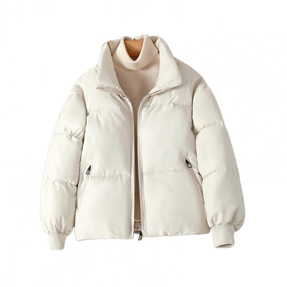 Puffer Jacket Women Down - Polyester pufferjack Gewatteerd pufferjack voor dames