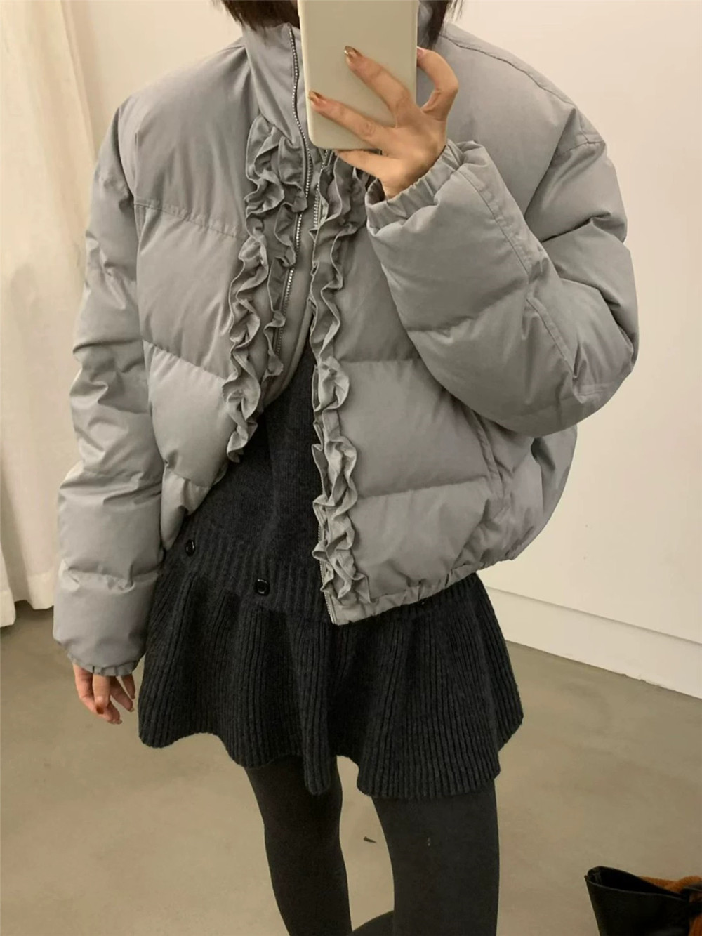 Puffer Jacket Women Down - Kort Pufferjack voor Dames, Winter, Nieuw,
