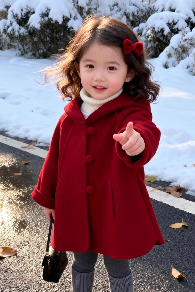 Meisjes wollen jas herfst wint - Winter Clothing Toddler Girl recensie en prijs
