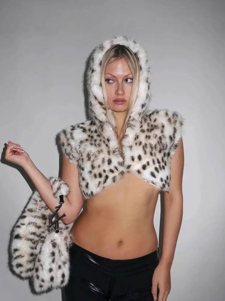 2026 Sexy Luipaardprint Capuch - Winter Clothing Taiwan recensie en prijs
