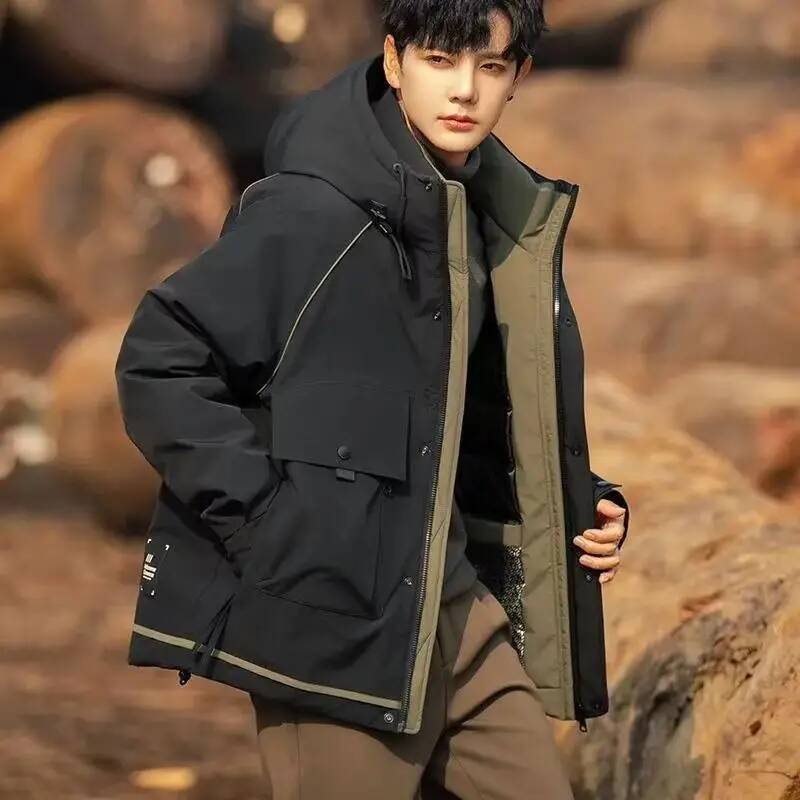 Heren donsjas werkkleding verd - Winter Clothing Taiwan recensie en prijs