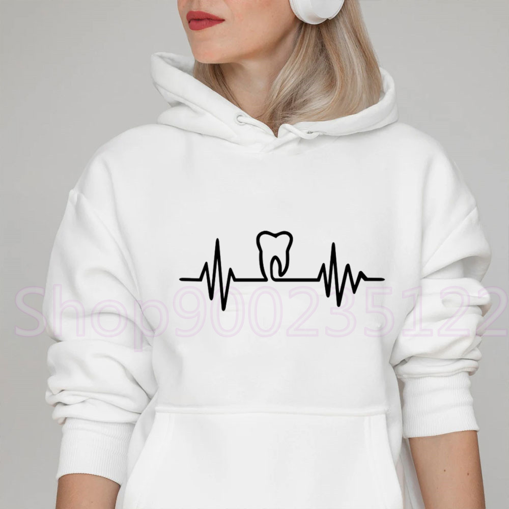 Heatbeat Hoodie Graphic Tooth  - Winter Clothing Drawing recensie en prijs