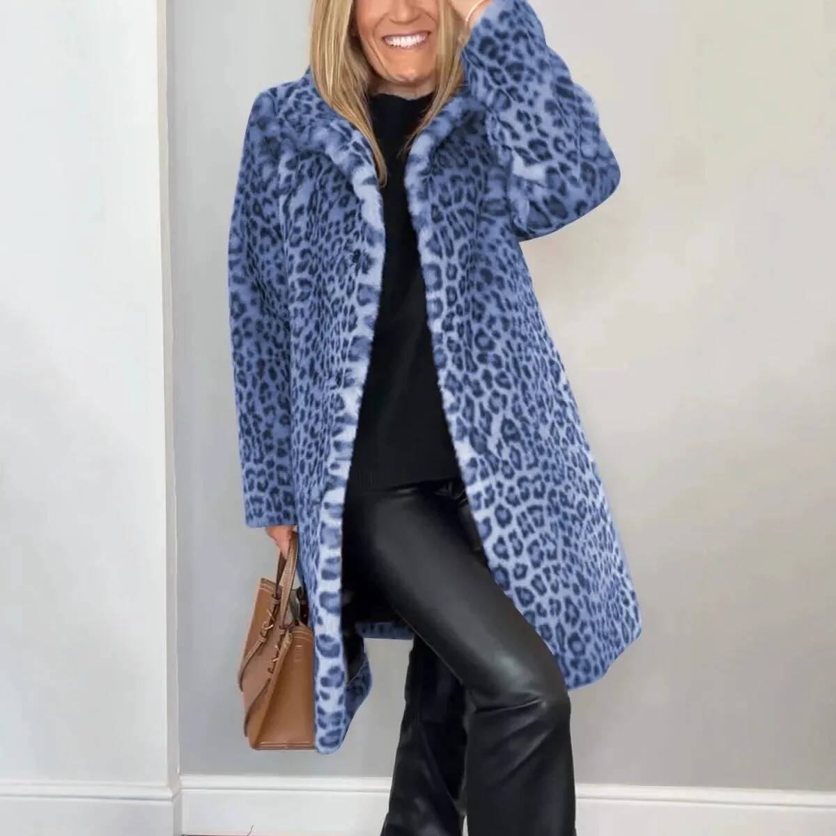 Modieuze pluche halflange jas  - Winter Clothing Taiwan recensie en prijs
