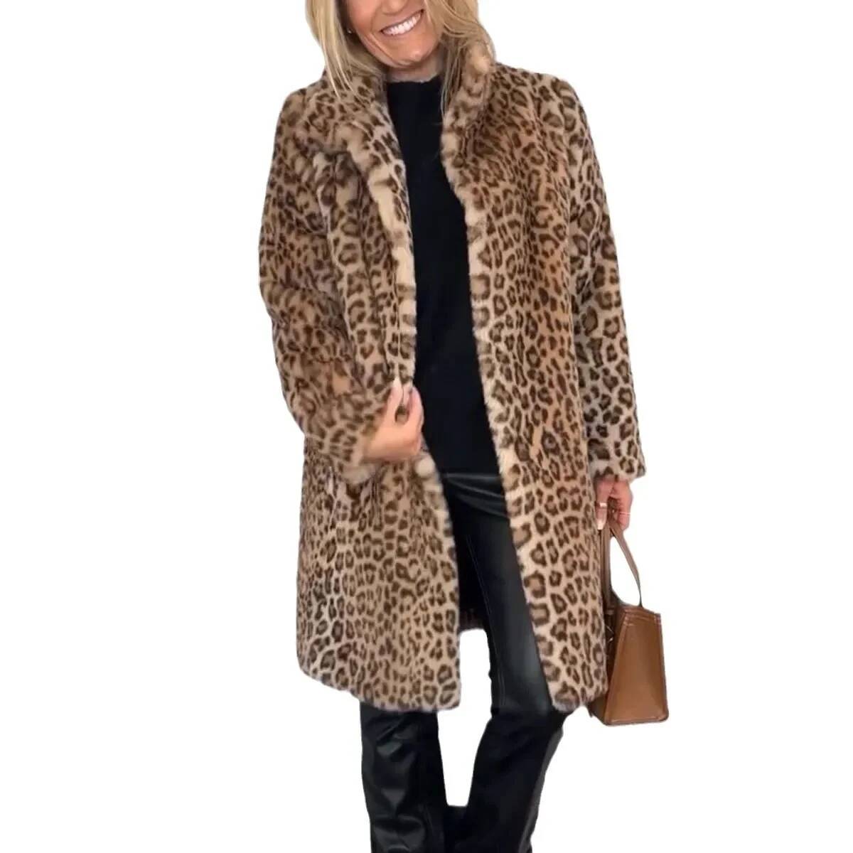 Modieuze pluche halflange jas  - Winter Clothing Taiwan recensie en prijs