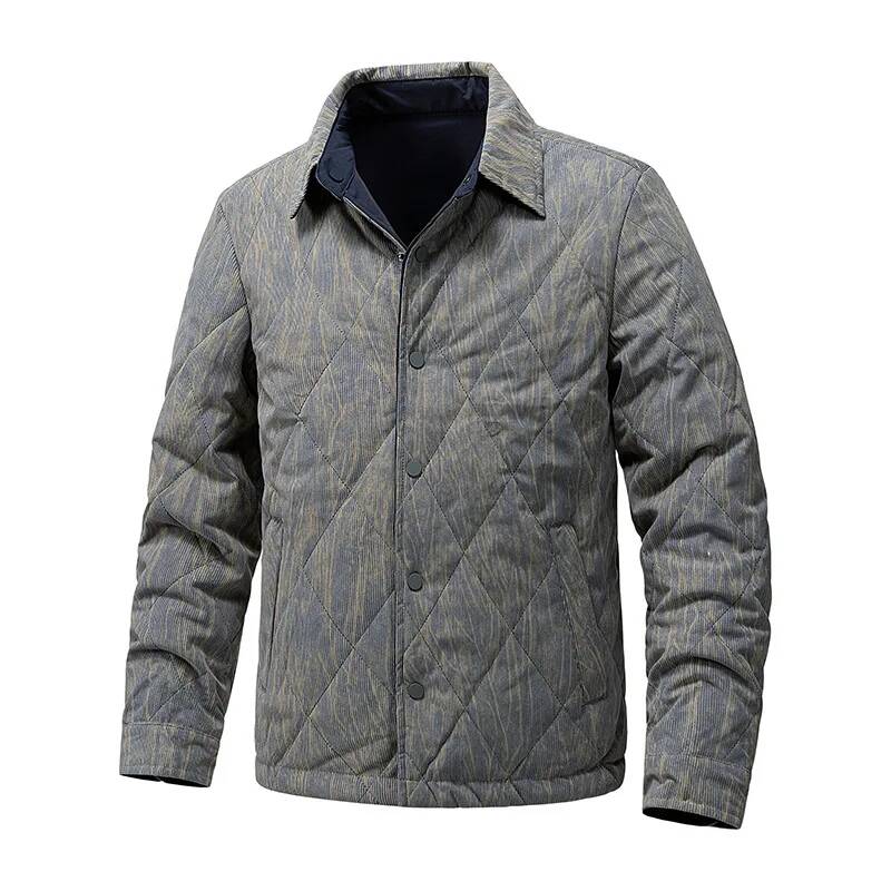 Herentrui met grote retro-prin - Winter Clothing Taiwan recensie en prijs